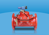 Клапан регулировки расхода с горизонтальным валом