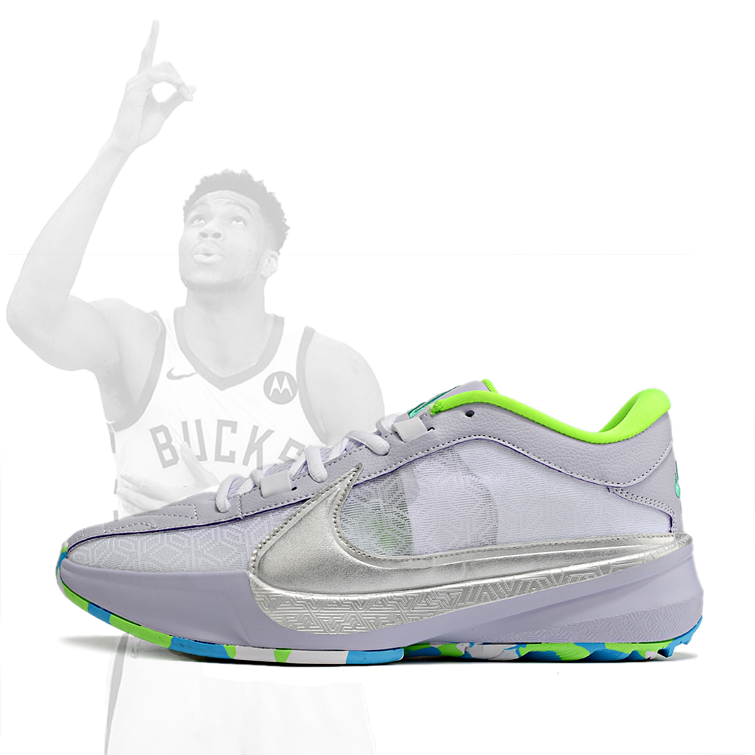 Nike Zoom Freak 5 ( V ) Giannis Antetokounmpo " Gray "
