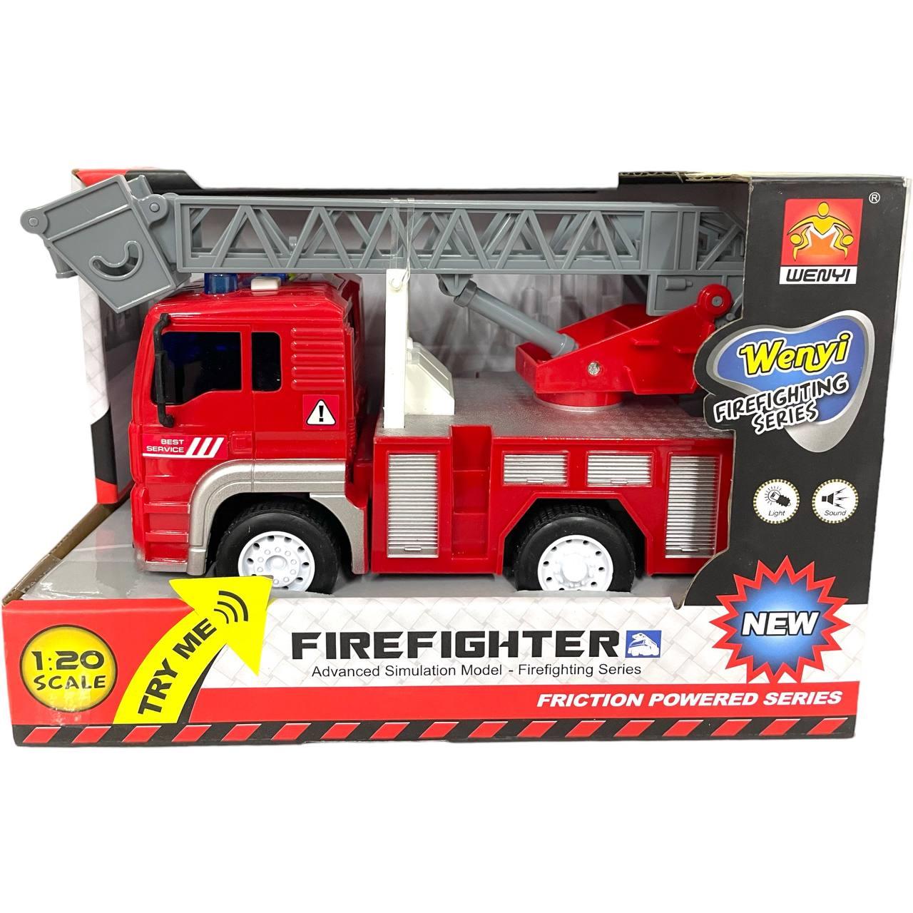 Wy550 ABC Пожарная спецтехника с 3 функциями Firefighter ( 3 вида разные) 23*15см