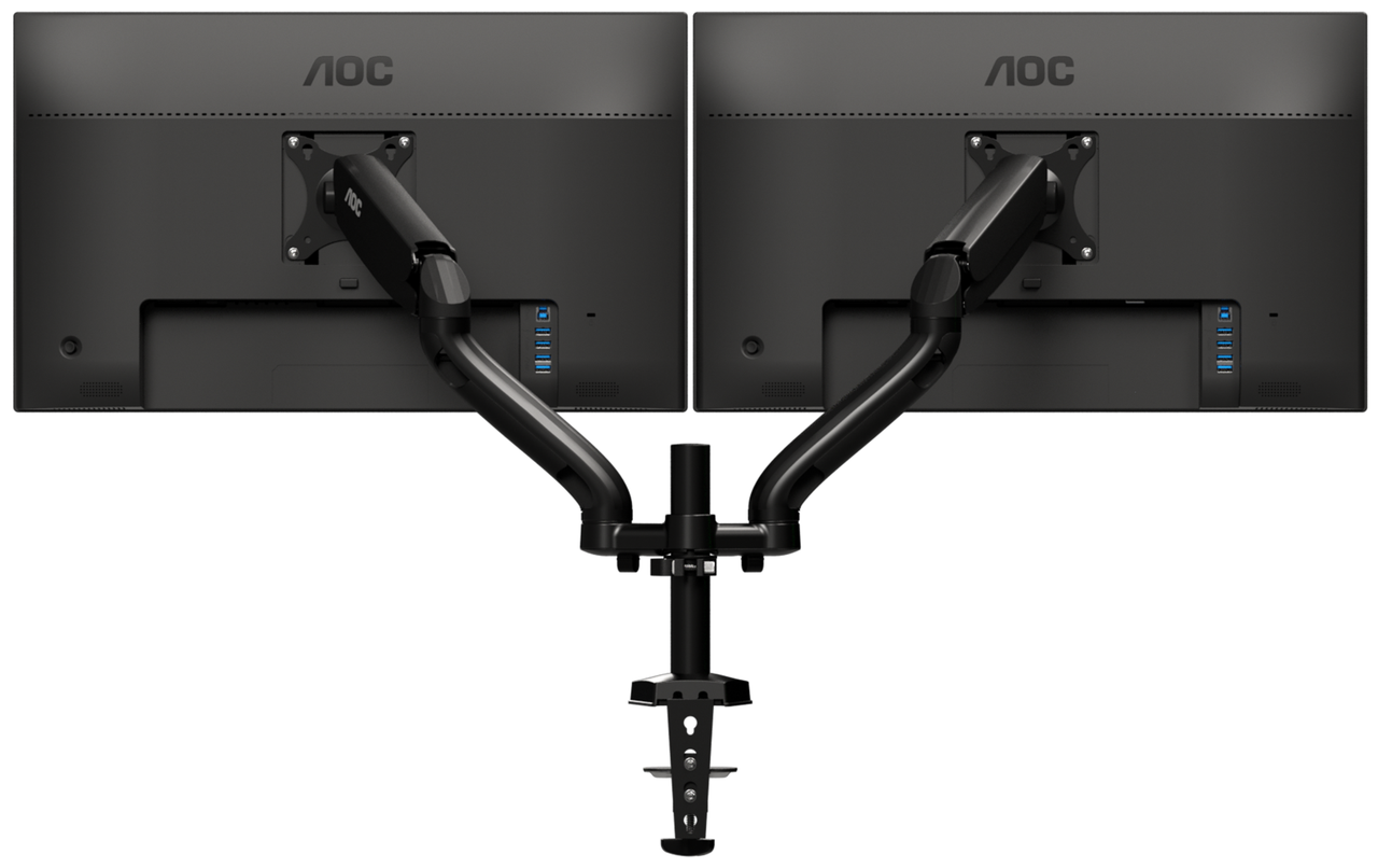 Крепление для 2 мониторов AOC диаг. экр. от 13'' до 31 5'' 2-9 кг. AD110D0 - фото 1 - id-p108564693