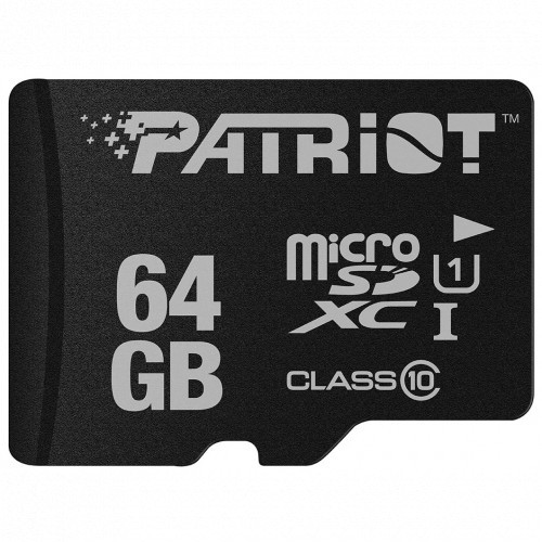 Patriot LX Series Class 10 + adapter SD флеш (flash) карты (PSF64GMCSDXC10) - фото 4 - id-p108579434