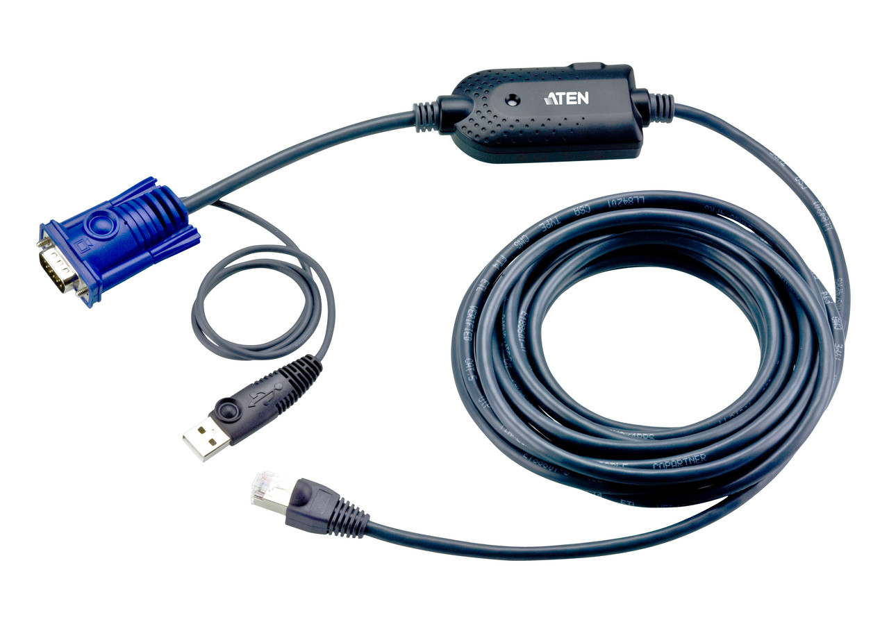 КВМ-адаптер USB, VGA (кабель 5M)  KA7970 ATEN