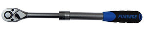 Forsage Трещотка  реверсивная  телескопическая с резиновой ручкой 1/2" L310-440мм (72зуб.) Forsage F-802433