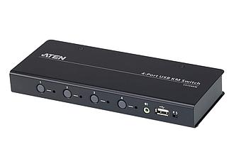 4-портовый USB КМ-переключатель с функцией Boundless Switching (кабели включены) CS724KM ATEN