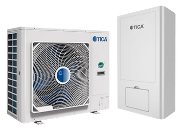 Охлаждение\Отопление Чиллеры/тепловые насосы воздух-вода,инверторные,технология Evi 14 кВт