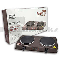 Электрическая двухкомфорочная плита Starlux SL 5814 коричневая