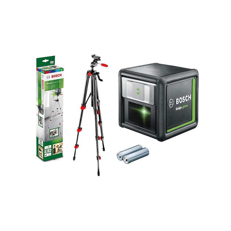 Нивелир BOSCH Quigo Green+tripod 0603663C01 - фото 3 - id-p108582261