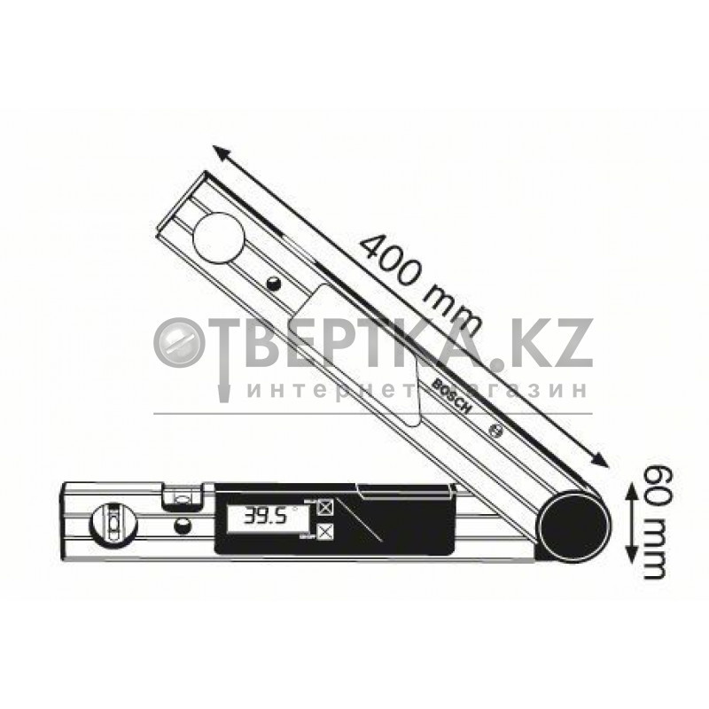 Угломер электронный Bosch DWM 40 L Set Professional 0601096663 - фото 5 - id-p108586198