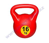 Гиря пластик 16кг Россия
