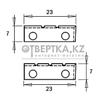 Нож твердосплавный CMT 23x7x1,5 F1730 790.230.3R