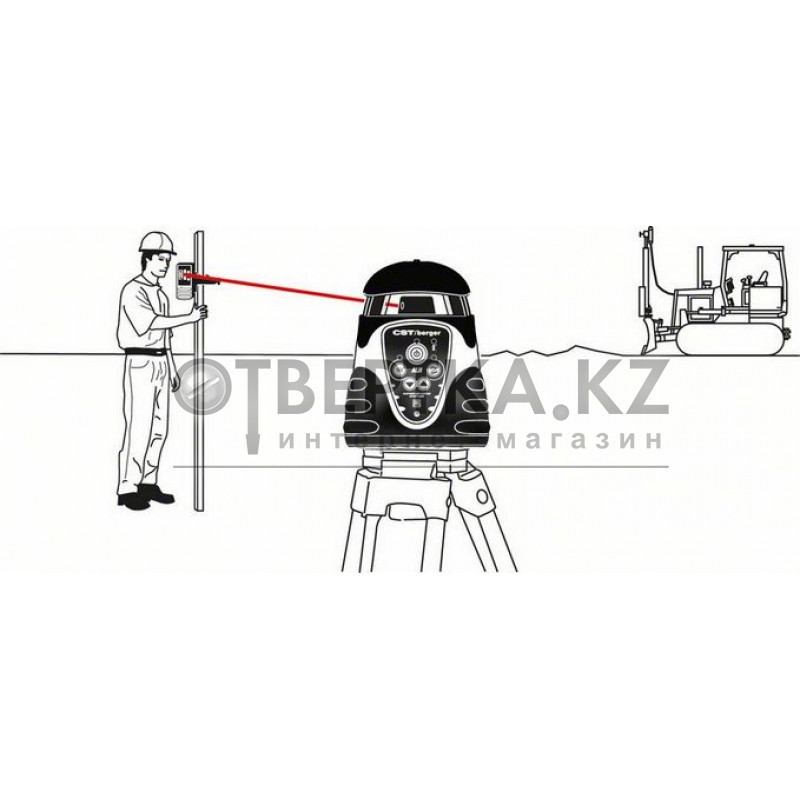 Ротационный лазерный нивелир CST/berger ALH F034061A00 - фото 3 - id-p108586389