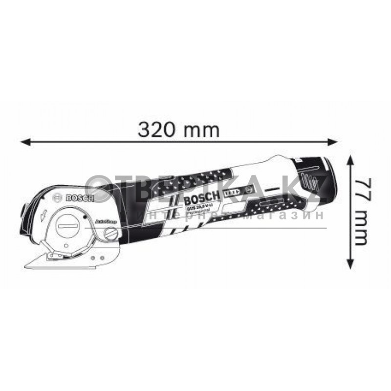 Универсальные аккумуляторные ножницы Bosch GUS 10,8 V-LI 06019B2904 - фото 8 - id-p108584516