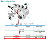 HP приводной ремень с натяжителем 64" для широкоформатных принтеров HP Latex (B4H70-67026) Belt and tensioner., фото 2