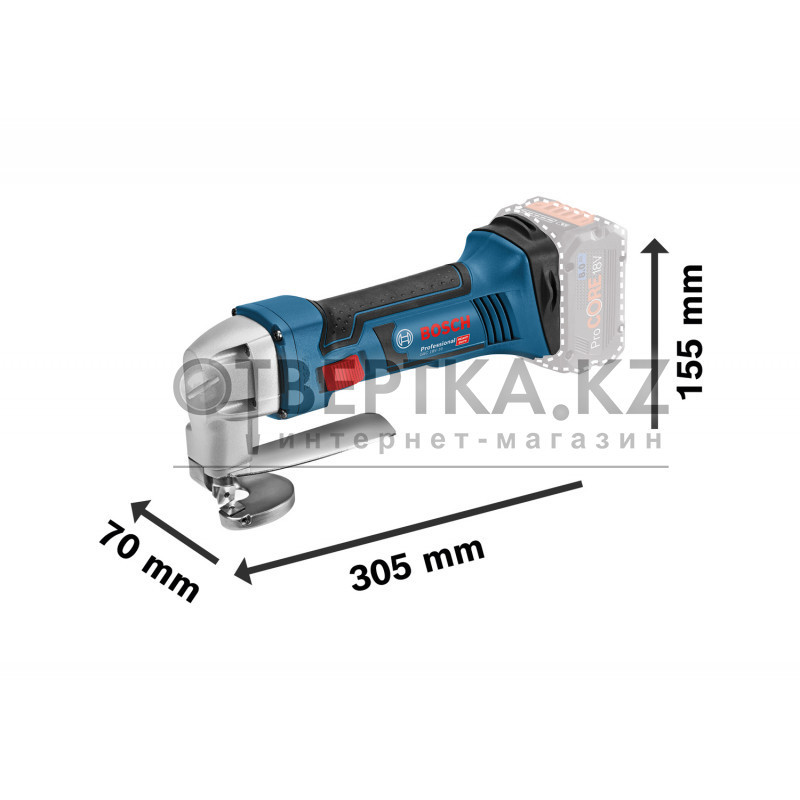 Аккумуляторные ножницы по листовому металлу Bosch GSC 18V-16 0601926200 - фото 2 - id-p108584532