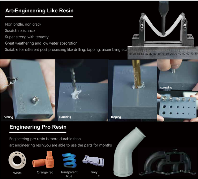 Инженерная смола для жидкой УФ-смолы 3D-принтера