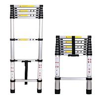 Лестница телескопическая 9 ступеней, 2.6м, STR-1026