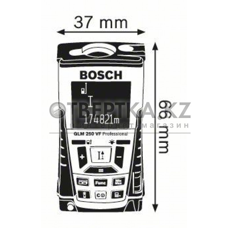 Дальномер Bosch GLM 250 VF + BT 150 061599402J - фото 5 - id-p108583654