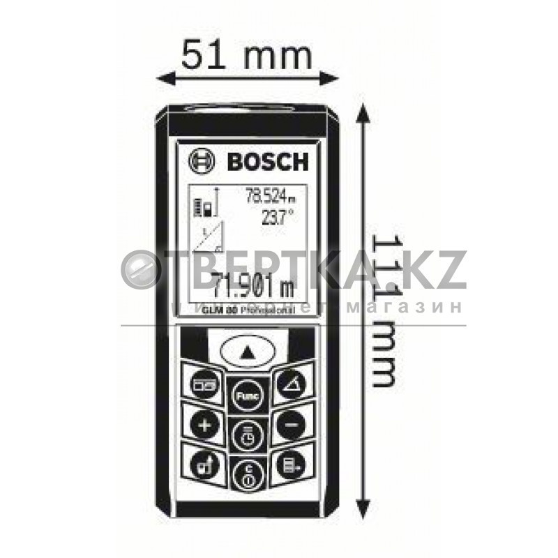 Дальномер Bosch GLM 80 + BS 150 06159940A1 - фото 5 - id-p108583658