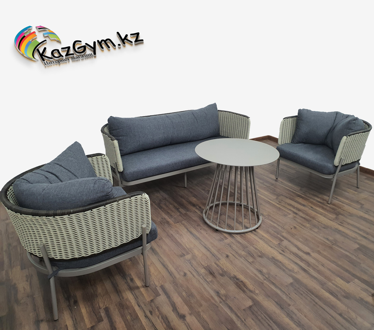 Комплект мебели журнальный "Кёльн" (стол + диван + 2 кресла) - фото 1 - id-p108597615