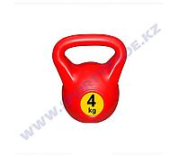 Гиря пластик 4кг Россия