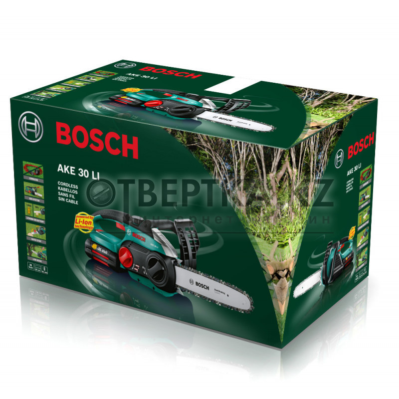 Аккумуляторная цепная пила Bosch AKE 30 LI 0600837100 - фото 9 - id-p108584930