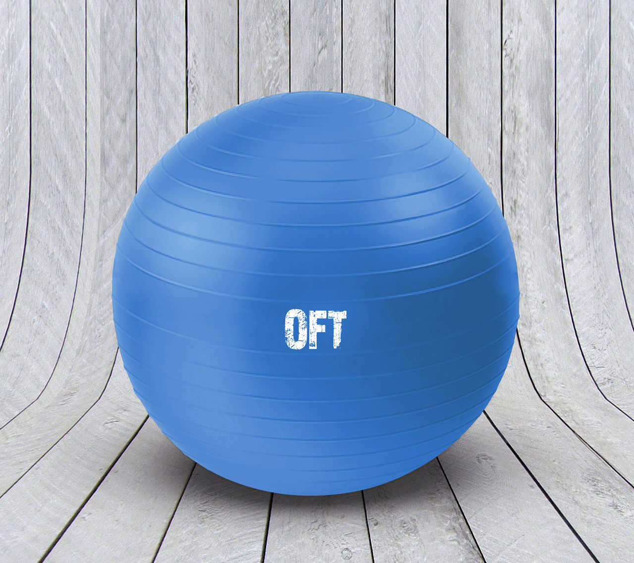 Гимнастический мяч 75 см синий, с насосом (FT-GBR-75BS) - фото 4 - id-p108589889