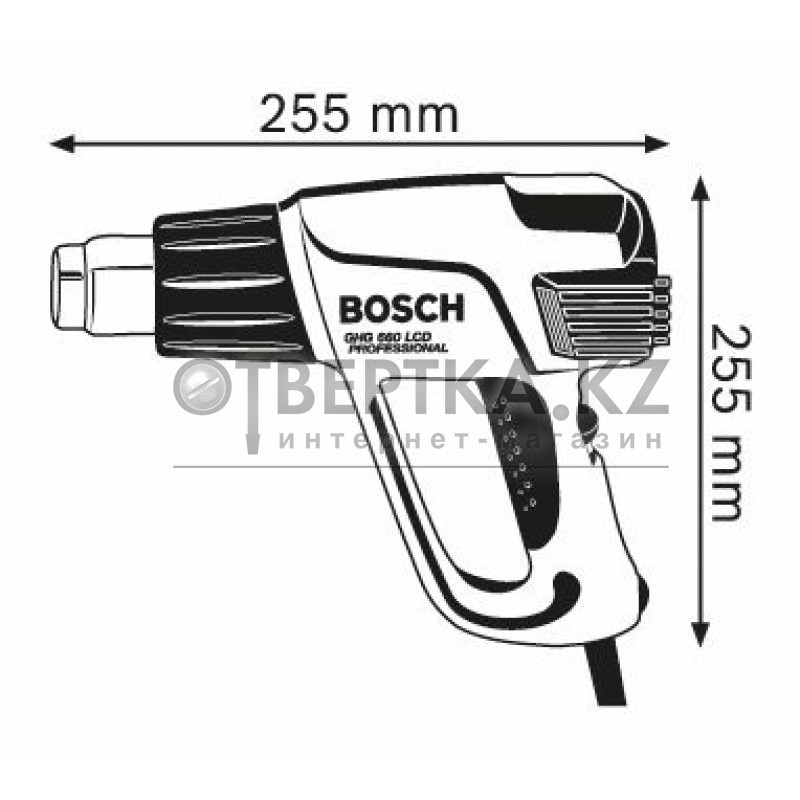 Термофен Bosch GHG 660 LCD 0601944703 - фото 5 - id-p108586886