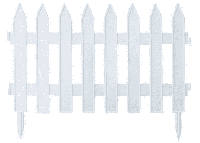 Забор GARDEN белый IPLSU2-S449