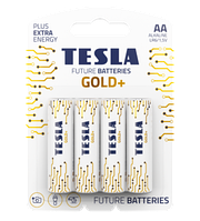 Батарейка TESLA AA GOLD+(LR06/BLISTER FOIL 4PCS) 1099137206