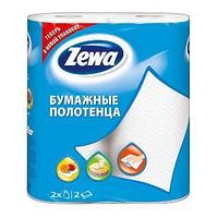 Бумажное полотенце, Zewa Plus, белый, 2 рул в упак