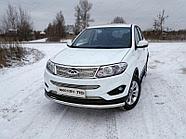 Защита передняя нижняя 60,3 мм ТСС для Chery Tiggo 5 2014-2016
