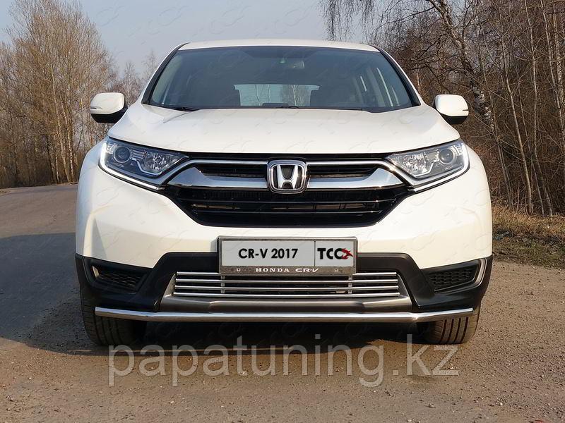 Защита передняя нижняя 42,4 мм ТСС для Honda CR-V 2017-