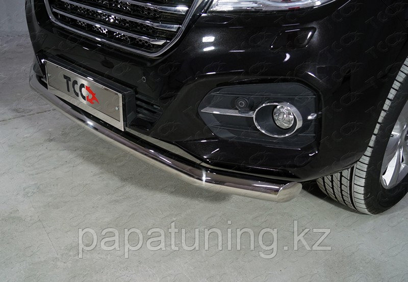 Защита передняя нижняя 76,1 мм ТСС для Haval H9 2017-2024
