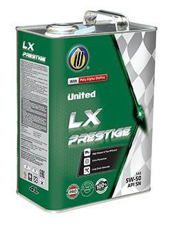 Масло моторное United Oil LX Prestige 5w-50 - 4 л. - фото 1 - id-p108600175