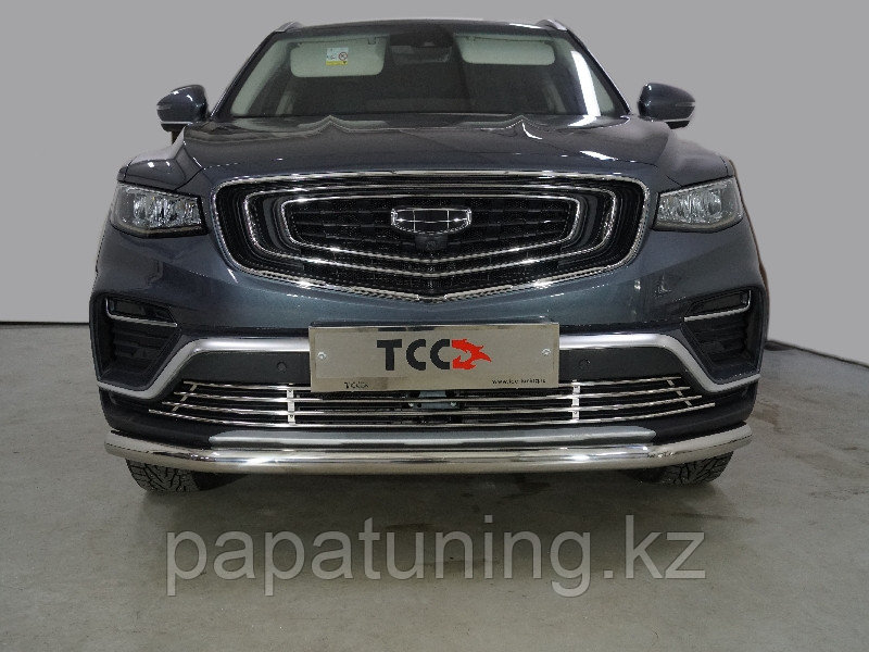 Защита передняя нижняя 60,3 мм ТСС для Geely Atlas PRO 2021-, фото 1
