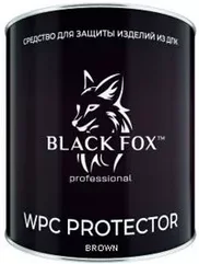 Масло для террасной доски ДПК Black Fox Protector 2,5 л (темно-коричневый)