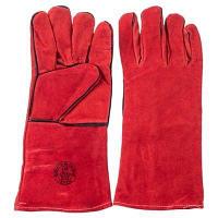 Сварочные перчатки красные