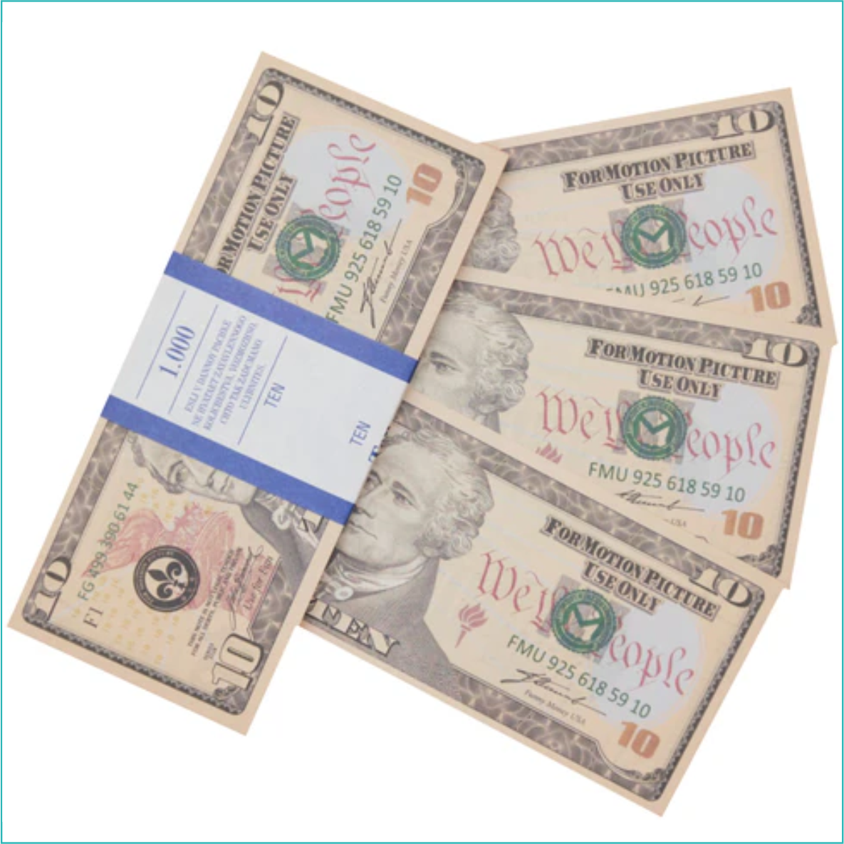 Сувенирные купюры 10 долларов (пачка) - фото 2 - id-p108603682