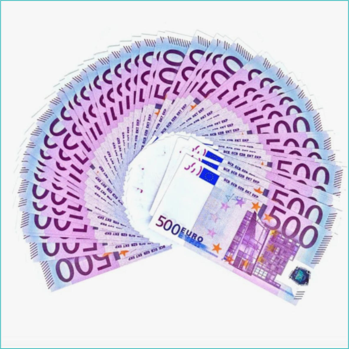 Сувенирные купюры 500 евро (пачка) - фото 2 - id-p108603714