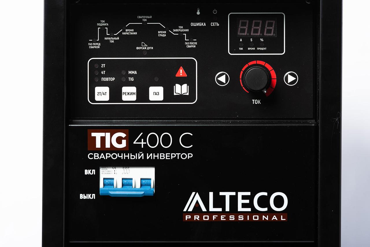 Сварочный аппарат ALTECO TIG 400 C 9769 (От 10 до 400 А, Электроды от 1.6 до 6 мм) - фото 7 - id-p108608301