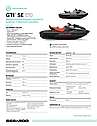 Гидроцикл  Sea-Doo GTI SE Audio 170 3-мест. Серебристо-черный с голубым 2023, фото 3