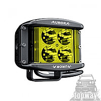 Фара дополнительного света Aurora ALO-T-2-E4E15D1 (1 шт.) ближний/заливающий желтый свет