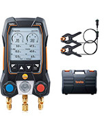 Прибор Testo 550s, в комплекте цифровой манометрический коллектор testo 550s с 2-х ходовым блоком клапанов, фото 1