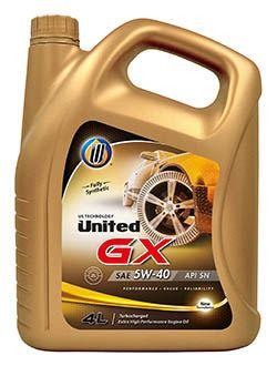 Масло моторное United Oil GX SP 5w-40  API SP - 200 л.