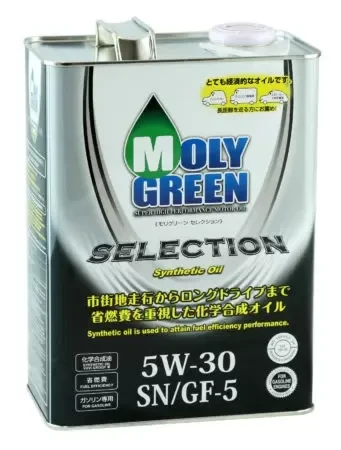 Моторное масло Moly Green Selection 5W30 SN/CF, 4л