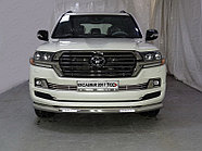 Защита передняя нижняя (с ДХО) 76,1 мм ТСС для Toyota Land Cruiser 200 EXCALIBUR 2017-
