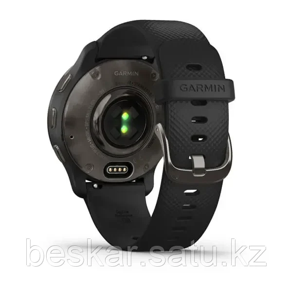 Смарт-часы VENU 2 PLUS Slate Stainless Steel Bezel with Black Case and Silicone Band - фото 5 - id-p108610103