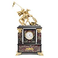 Часы "Георгий Победоносец" камень эвдиалит бронза 116456