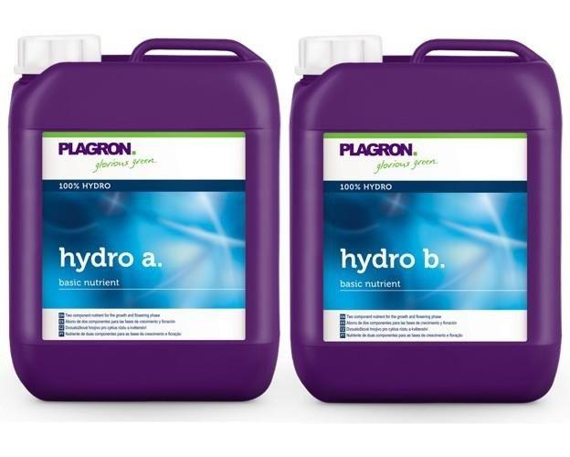 Удобрения Plagron Hydro A+B 10 L - фото 1 - id-p108610354