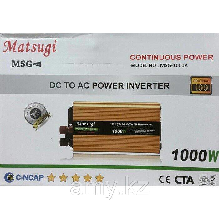 Автомобильный инвертор MATSUGI MSG-1000A - фото 6 - id-p108610387